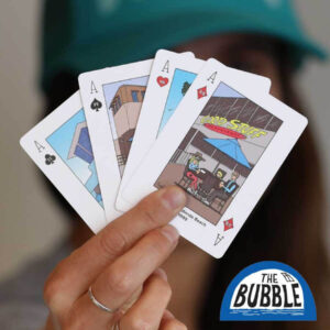 The bubble x Good stuff playing cards