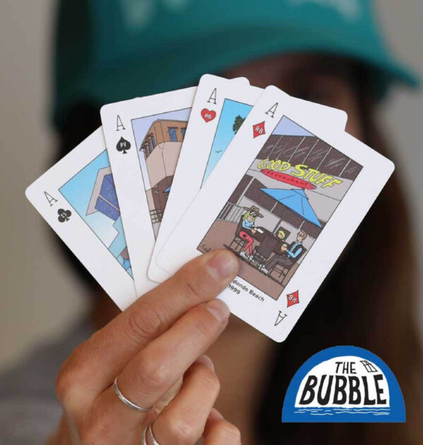 The bubble x Good stuff playing cards