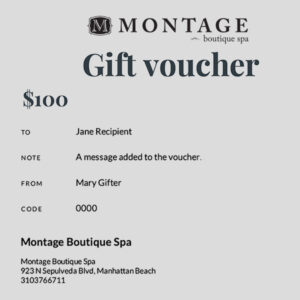 Montage Online Gift eVoucher