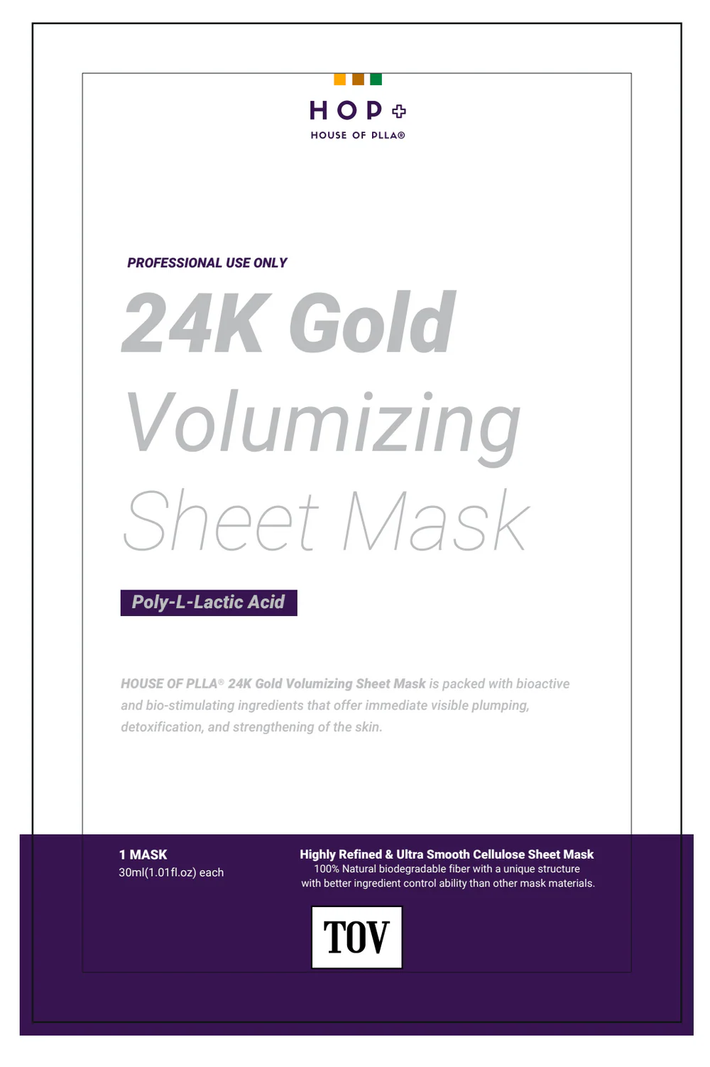 24k Gold Volumizing Sheet Mask